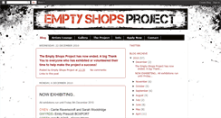 Desktop Screenshot of emptyshopsproject.blogspot.com