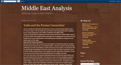 Desktop Screenshot of middleeast-analysis.blogspot.com