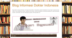 Desktop Screenshot of infoseputardokter.blogspot.com