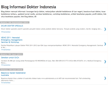 Tablet Screenshot of infoseputardokter.blogspot.com