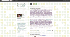 Desktop Screenshot of becomingthepinupgirl.blogspot.com