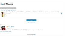 Tablet Screenshot of nurinshoppe.blogspot.com