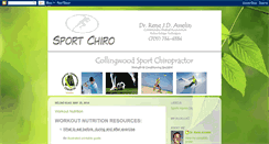 Desktop Screenshot of collingwoodsportchiropractor.blogspot.com