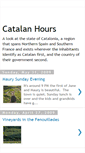 Mobile Screenshot of catalanhours.blogspot.com