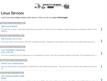 Tablet Screenshot of linux-device.blogspot.com