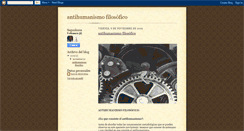 Desktop Screenshot of antihumanismo.blogspot.com