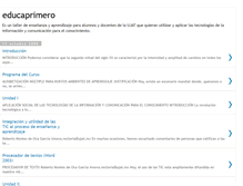 Tablet Screenshot of educaprimero.blogspot.com