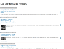 Tablet Screenshot of lesmonnaiesdeprobus.blogspot.com