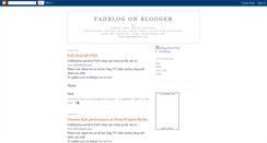 Desktop Screenshot of fadblog.blogspot.com