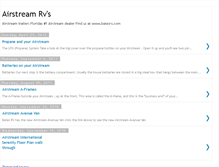 Tablet Screenshot of airstreamrvs.blogspot.com