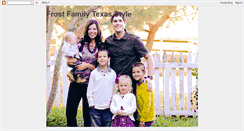 Desktop Screenshot of iowafrostfamily.blogspot.com