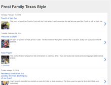 Tablet Screenshot of iowafrostfamily.blogspot.com
