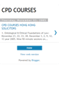 Mobile Screenshot of cpdcourses.blogspot.com