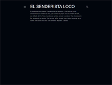 Tablet Screenshot of elsenderistaloco.blogspot.com