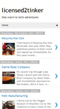 Mobile Screenshot of licensed2tinker.blogspot.com