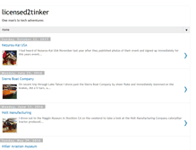Tablet Screenshot of licensed2tinker.blogspot.com