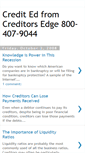 Mobile Screenshot of creditorsedge.blogspot.com