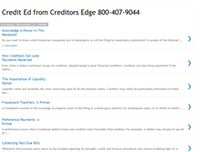 Tablet Screenshot of creditorsedge.blogspot.com