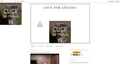Desktop Screenshot of loveforamanda.blogspot.com
