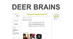 Desktop Screenshot of deerbrains.blogspot.com