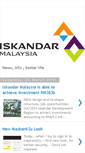 Mobile Screenshot of iskandarmalaysia.blogspot.com
