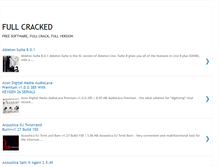 Tablet Screenshot of full-crack-software.blogspot.com