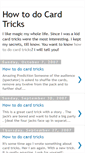 Mobile Screenshot of how-to-do-card-tricks.blogspot.com