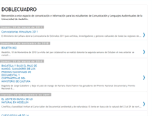 Tablet Screenshot of doblecuadro.blogspot.com