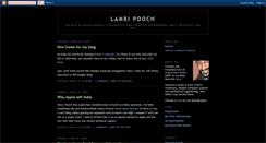 Desktop Screenshot of lambipooch.blogspot.com