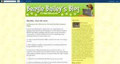 Desktop Screenshot of beaglebaileyblog.blogspot.com