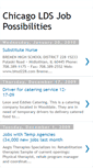 Mobile Screenshot of chicagoldsjobpossibilities.blogspot.com