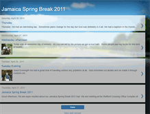 Tablet Screenshot of jamaicaspringbreak2011.blogspot.com