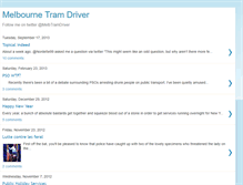 Tablet Screenshot of melbournetramdriver.blogspot.com