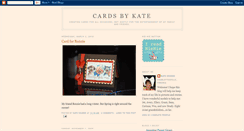 Desktop Screenshot of cards-by-kate.blogspot.com