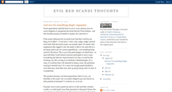 Desktop Screenshot of evilredscandi.blogspot.com