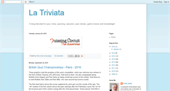 Desktop Screenshot of la-triviata.blogspot.com