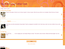 Tablet Screenshot of myeverlovingfathergod.blogspot.com