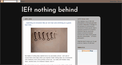 Desktop Screenshot of leftnothingbehind.blogspot.com