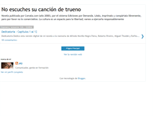 Tablet Screenshot of canciondetrueno.blogspot.com
