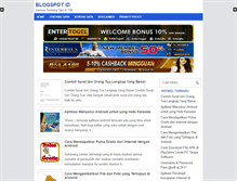 Tablet Screenshot of blogspot--id.blogspot.com