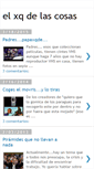 Mobile Screenshot of elxqdelascosas.blogspot.com