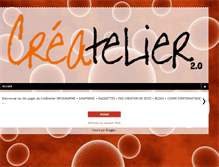 Tablet Screenshot of lecreatelier.blogspot.com