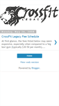 Mobile Screenshot of cflegacyfeeschedule.blogspot.com
