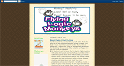 Desktop Screenshot of flyinglogicmonkeys.blogspot.com