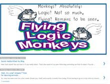 Tablet Screenshot of flyinglogicmonkeys.blogspot.com