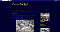 Desktop Screenshot of evansvillerail.blogspot.com