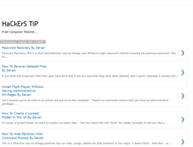 Tablet Screenshot of hackerstip.blogspot.com