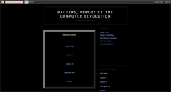 Desktop Screenshot of hackersheroes.blogspot.com