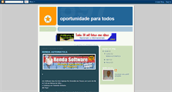 Desktop Screenshot of oportunidadegeral.blogspot.com