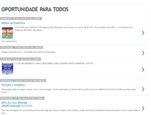 Tablet Screenshot of oportunidadegeral.blogspot.com